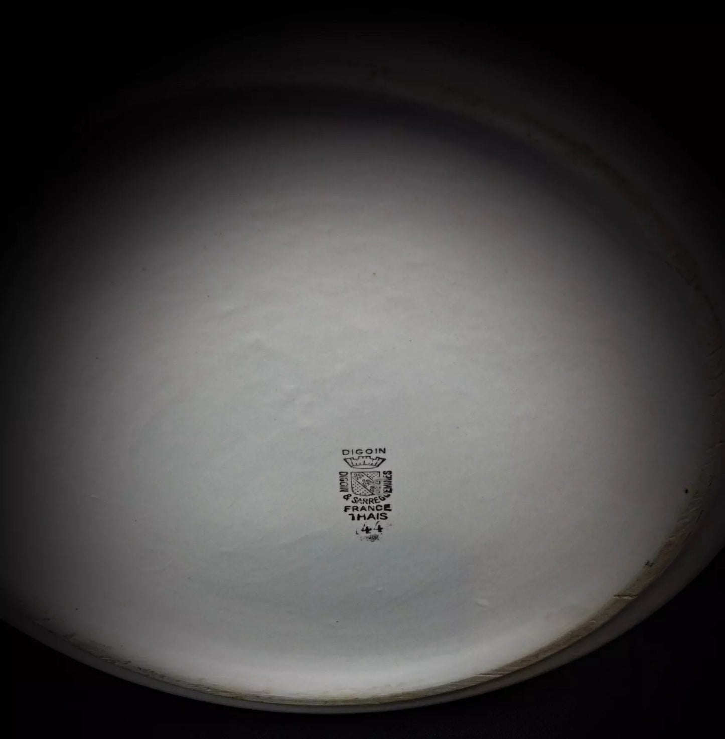 Interior of tureen showing clean condition

