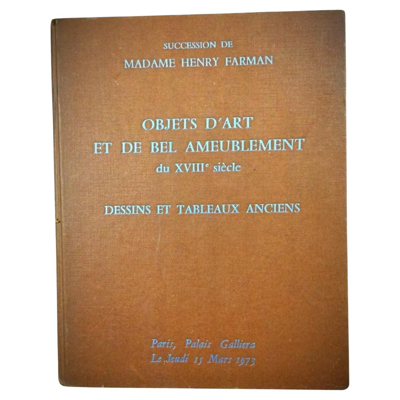 "Succession de Madame Henry F. Garman" book front cover

