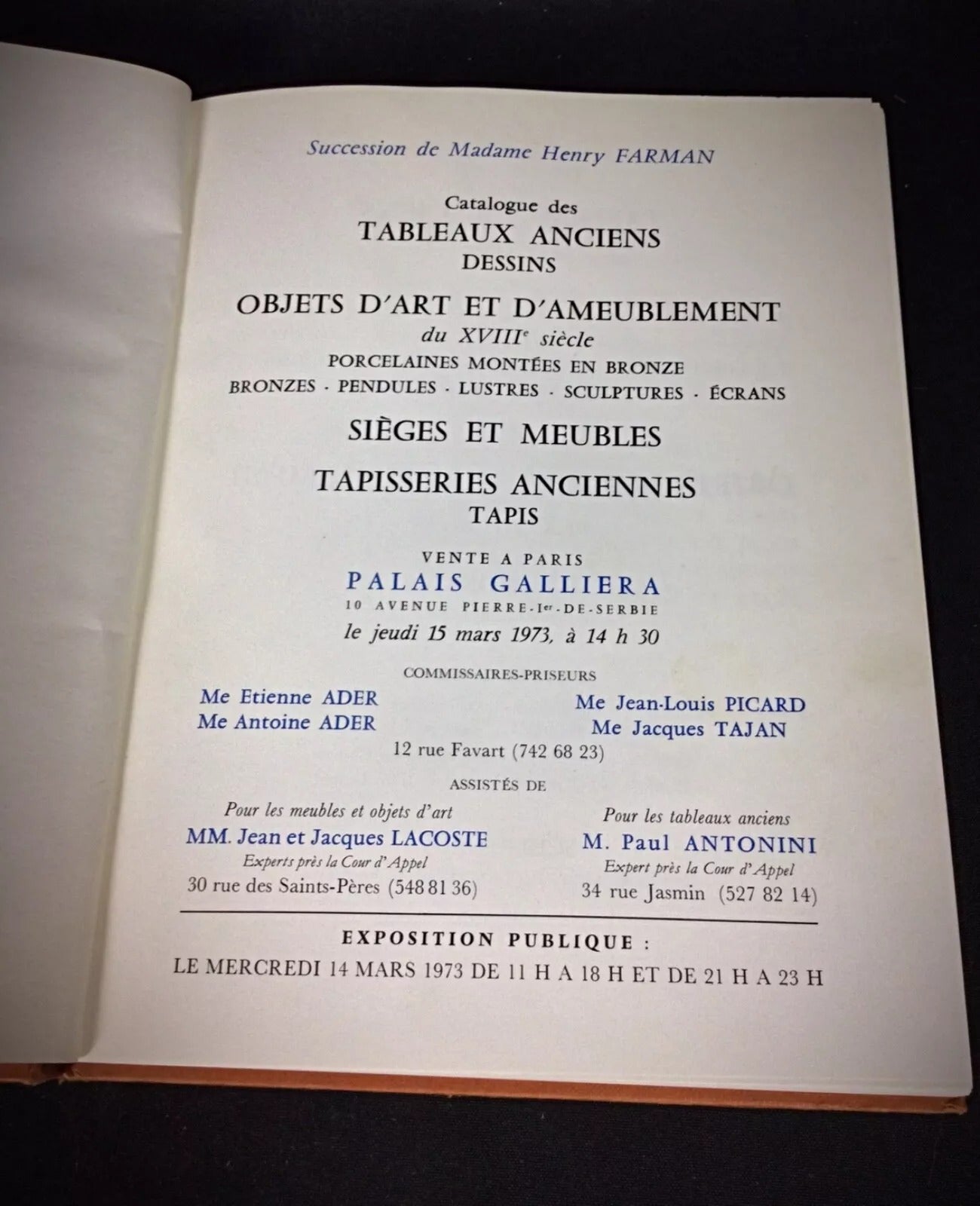 Book opened showing interior pages and layout

