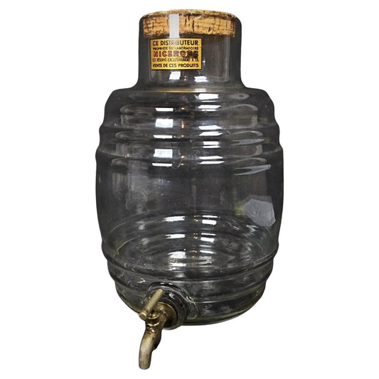 Antique Nicerose France perfume dispenser jar front view

