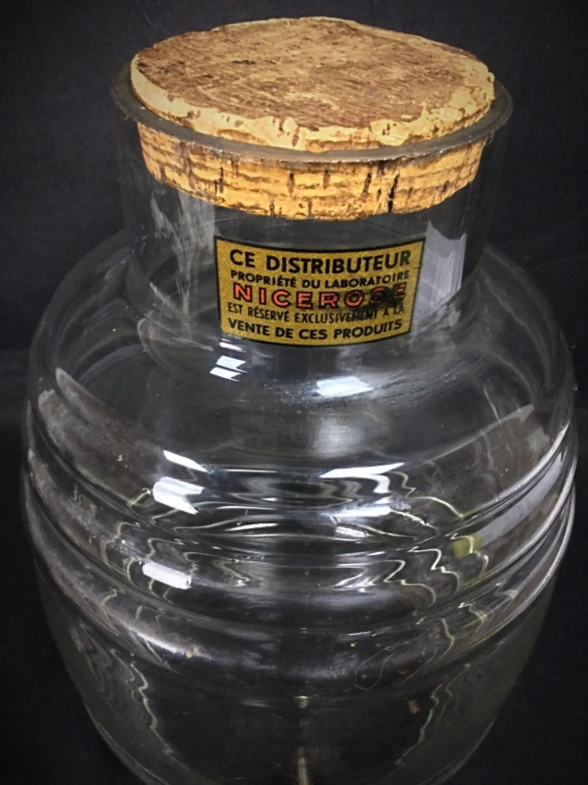 Minor scratches on glass surface

