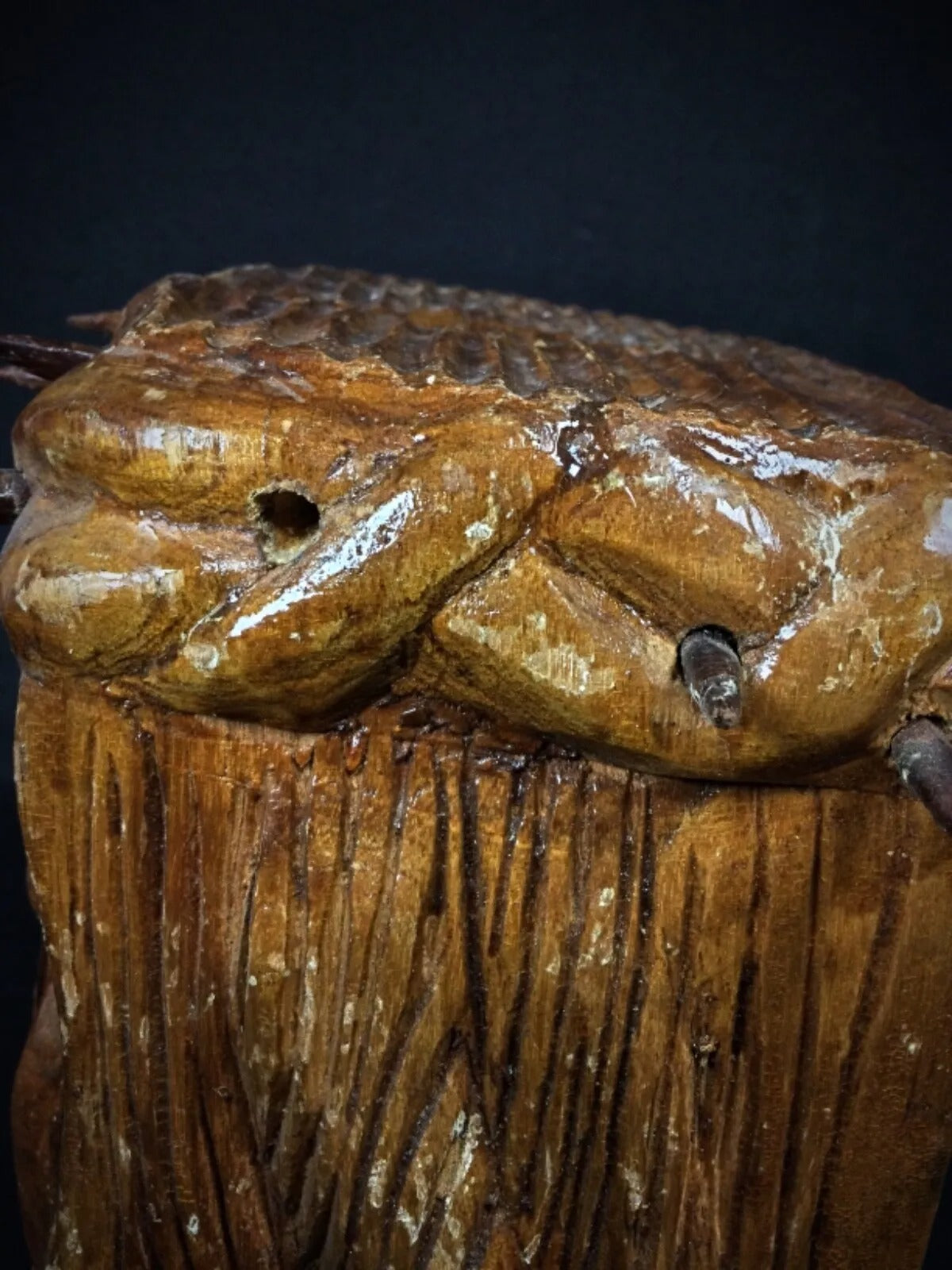 Wood surface needing refinishing details

