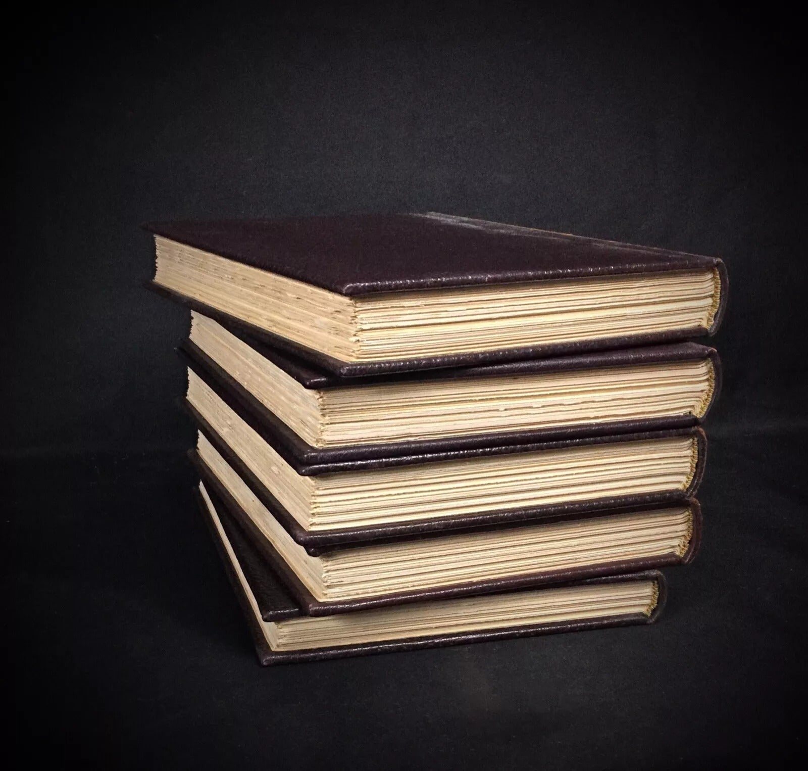 Stacked view of all five Georges Duhamel books showing their spines.


