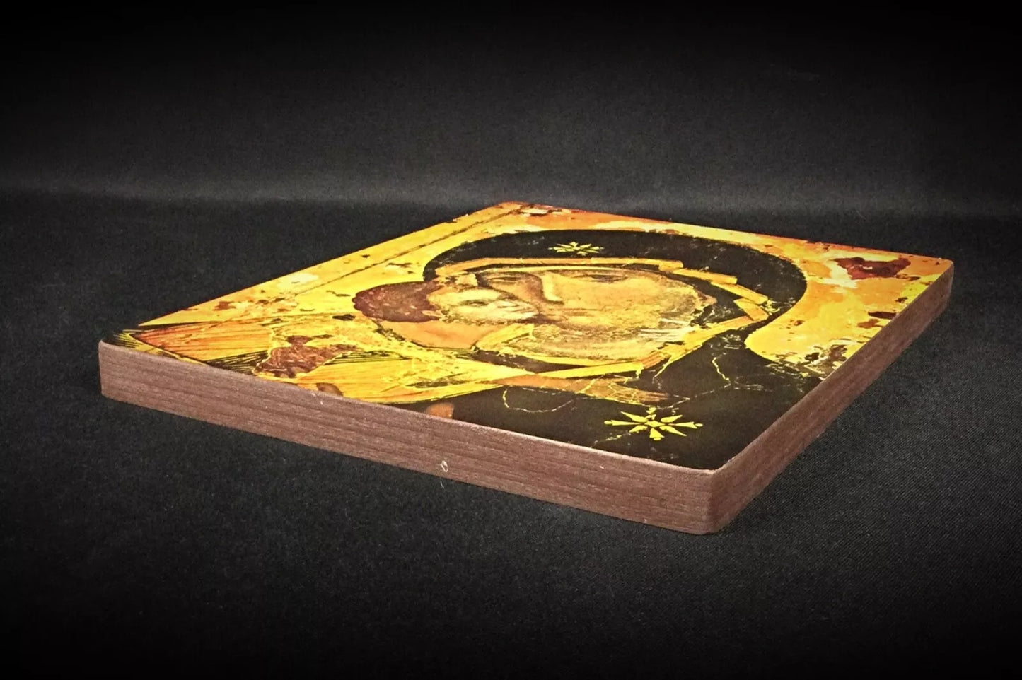 Antique Virgin Vladimir Icon - Religious Artwork (2Y274)