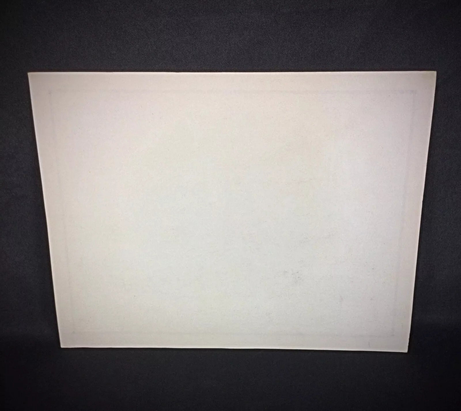 Hand-painted watercolor circa 1980s by artist M. Duriez with soft French countryside palette

