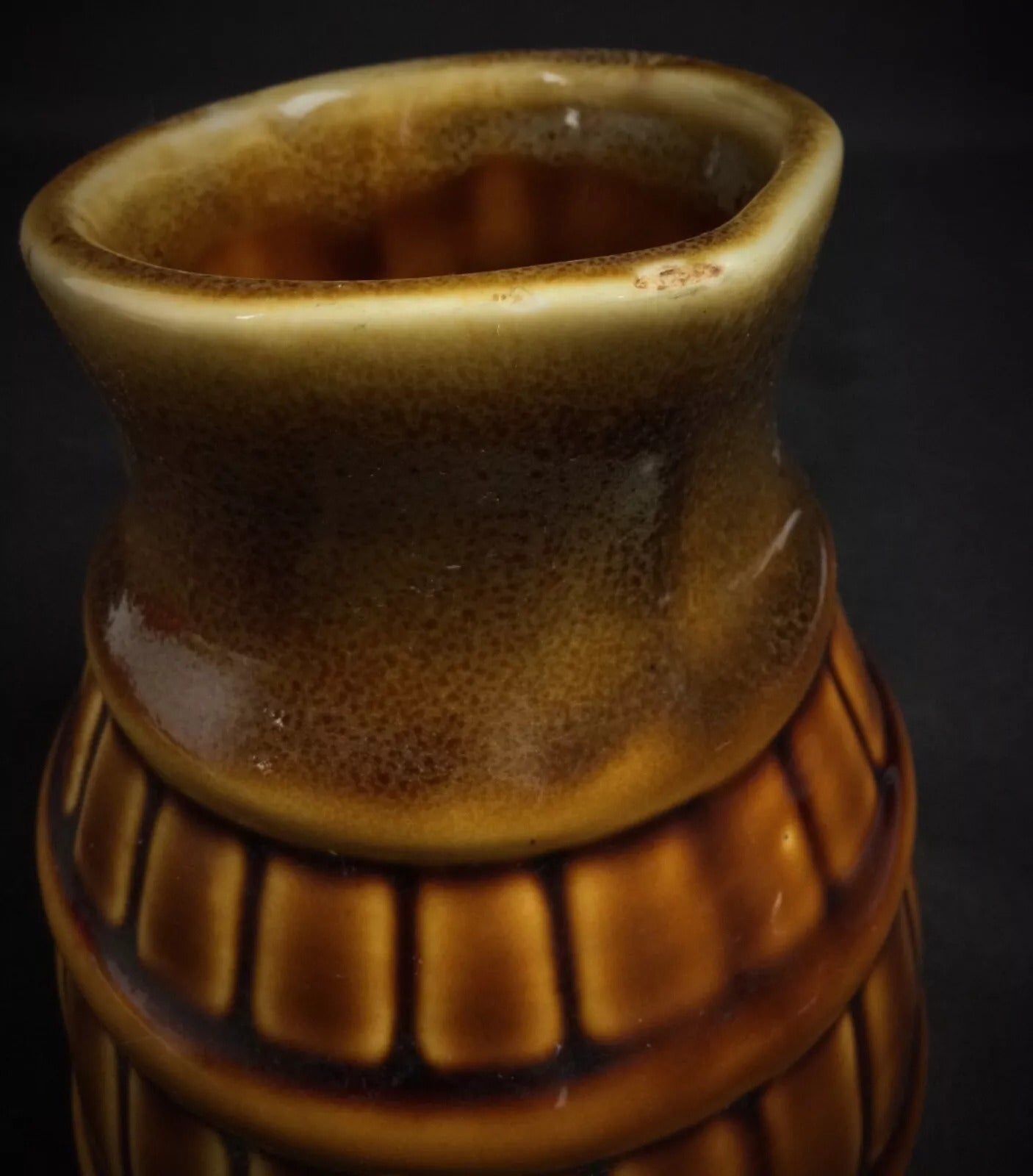 Functional vintage carafe ideal for bar collection or adding character to table setting in interior

