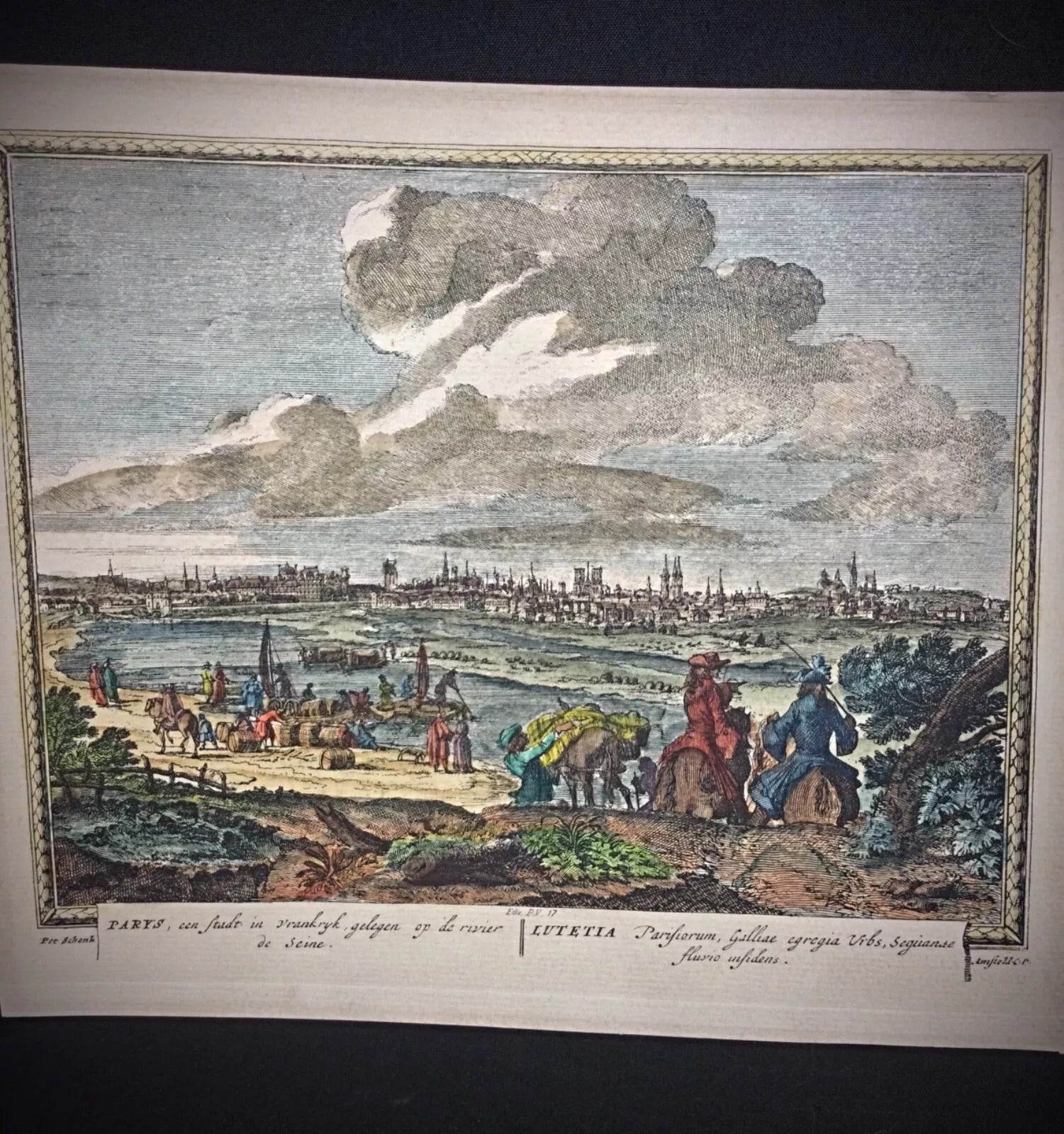 Historically significant artwork ideal for collectors of classic prints in interior setting

