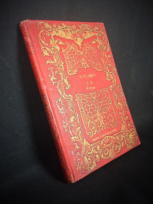 Illustrated Book with Engravings – Rural Life Theme
