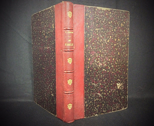 Vintage French Literature – En Famille by Victor Coupin
