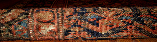 Handmade antique Persian Kurdish runner 1900s