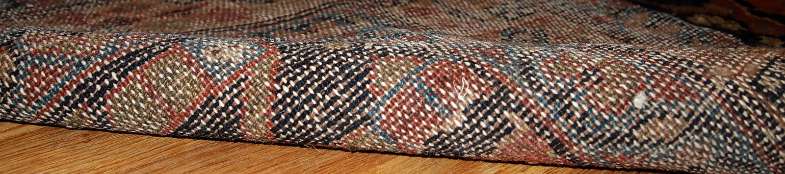 Handmade antique Persian Hamadan runner 1900s