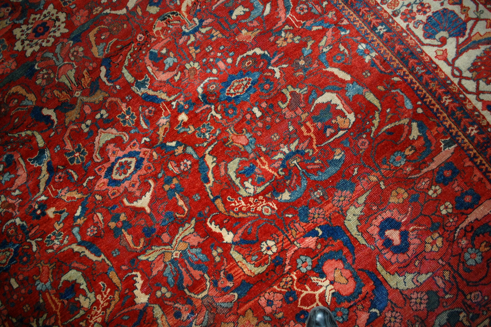 Handmade antique Persian Sultanabad rug 9.10' x 13' (303cm x 396cm) 1880s - 1B458 - One Royal Art