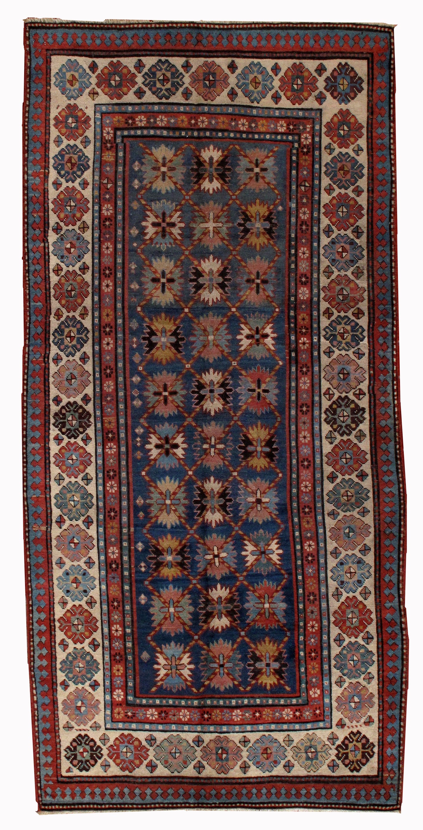 Handmade antique Caucasian Talish rug 1880s