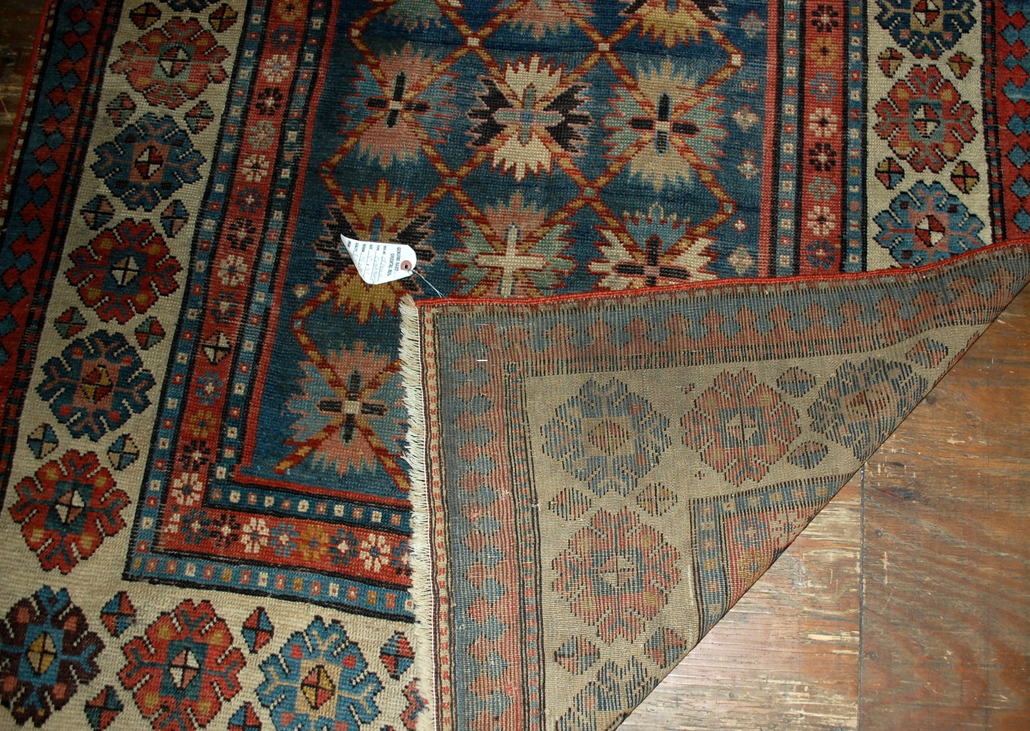 Handmade antique Caucasian Talish rug 1880s