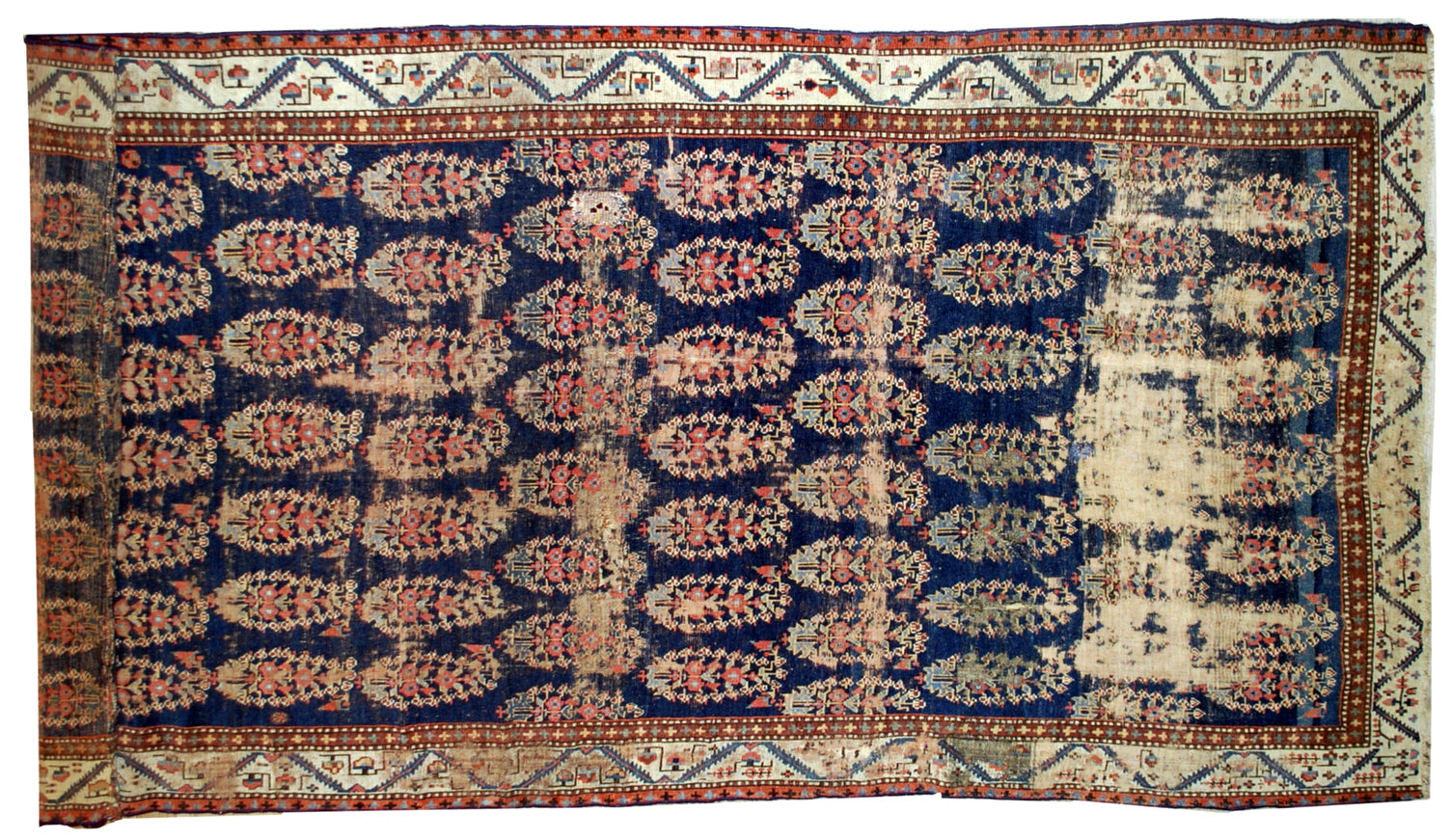 Handmade antique collectible Northwest Persian runner 1830s
