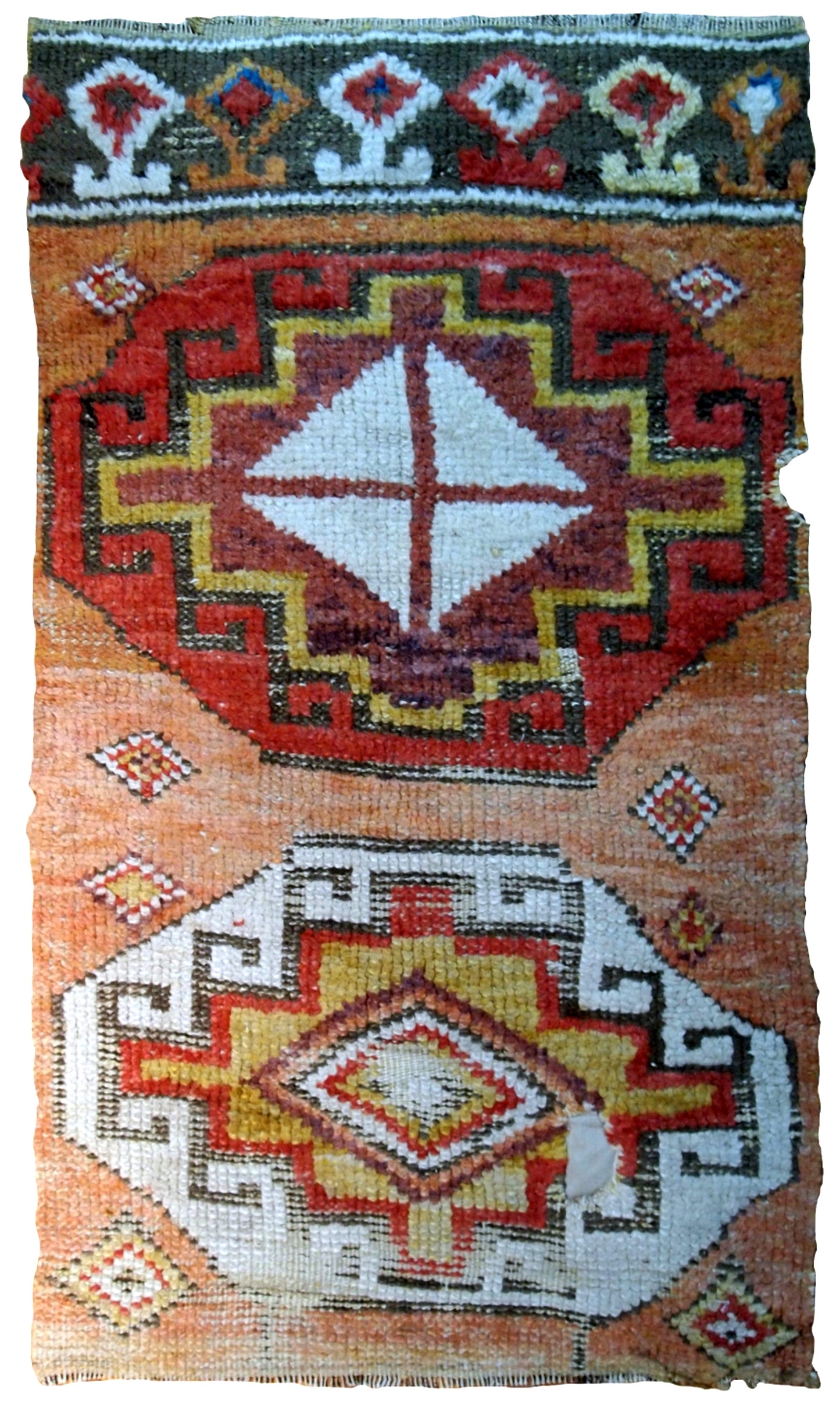 Handmade antique Turkish Konya collectible fragment 1760s