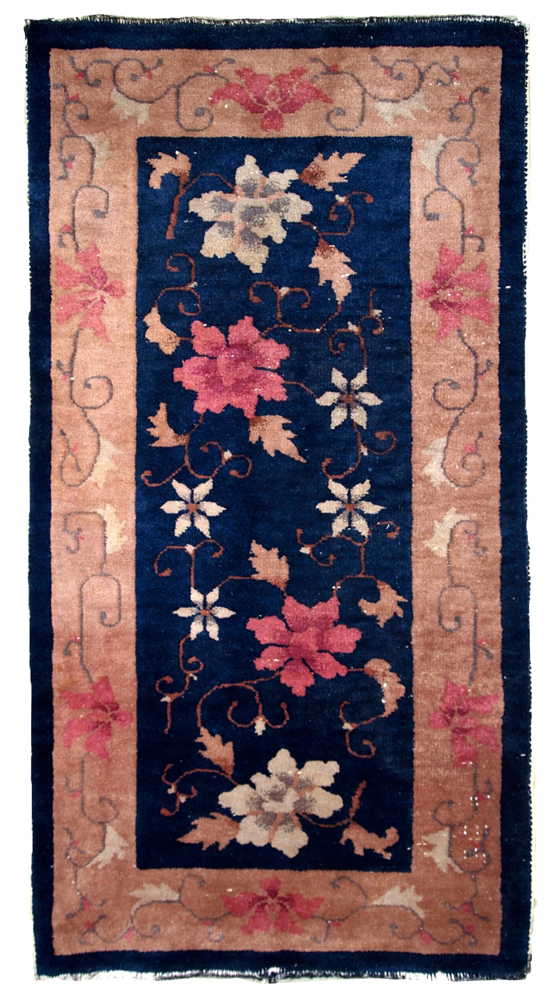 Handmade antique Art Deco Chinese rug 1920s
