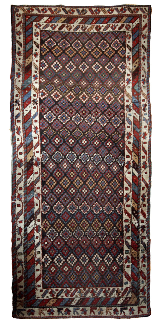 Handmade antique Northwest Persian rug 1880s
