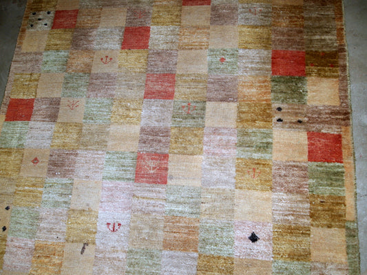 Handmade vintage Modern Chinese rug 1980s
