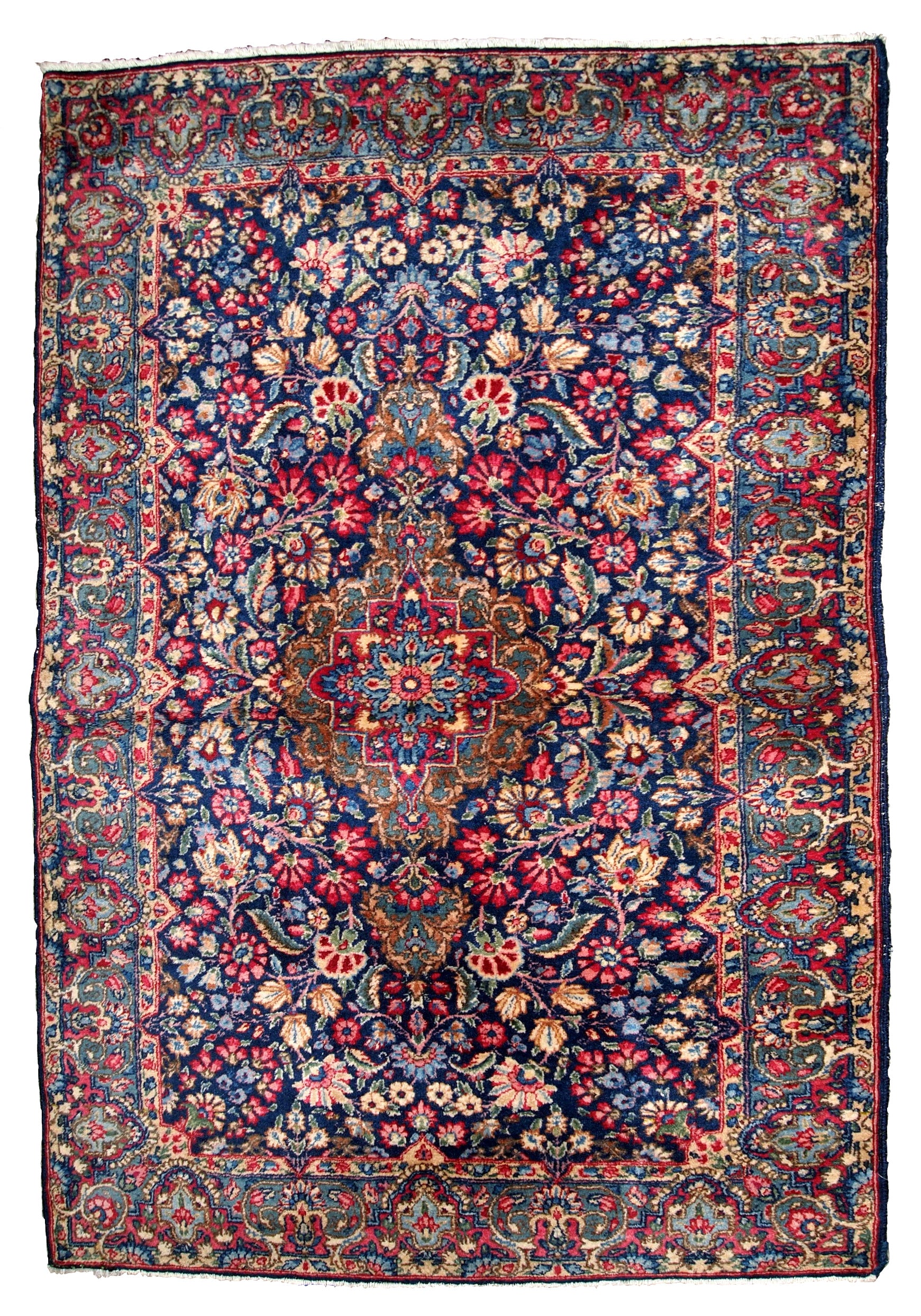 Handmade antique Persian Kerman rug, 1920s