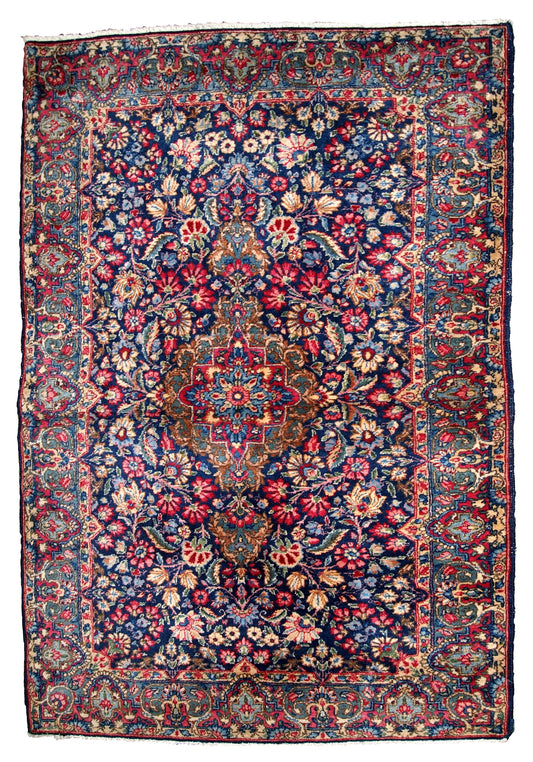 Handmade antique Persian Kerman rug, 1920s
