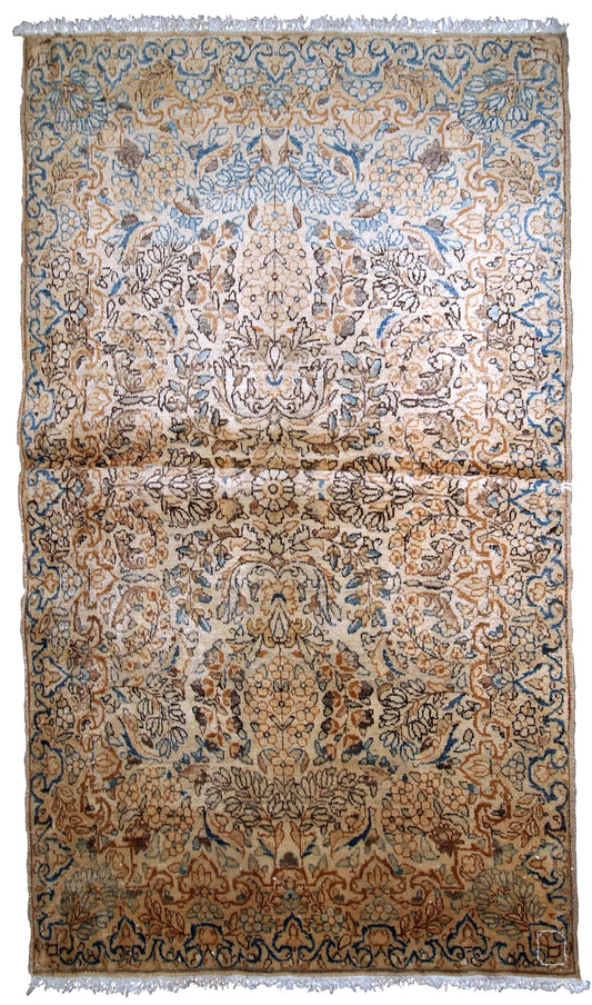 Handmade antique Persian Kerman rug, 1920s