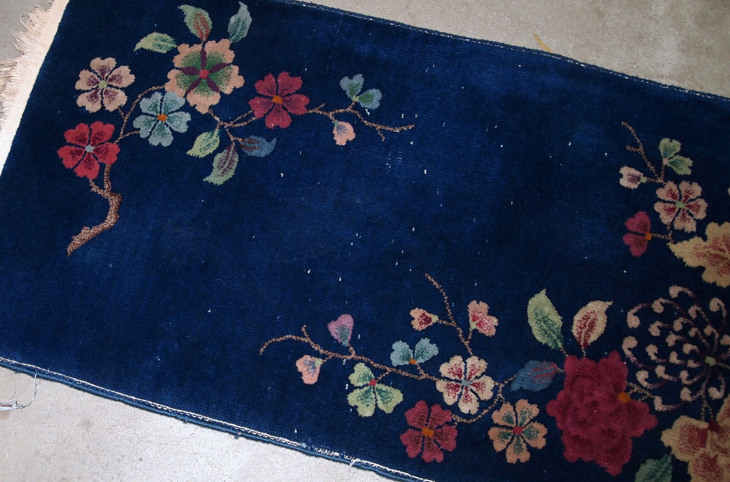 Handmade antique Art Deco Chinese rug, 1920s