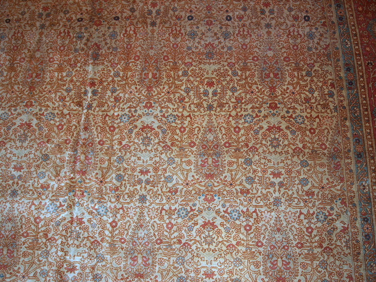 Handmade antique Turkish Sivas rug 9.10' x 13.3' (302cm x 405cm) 1900s - 1B766