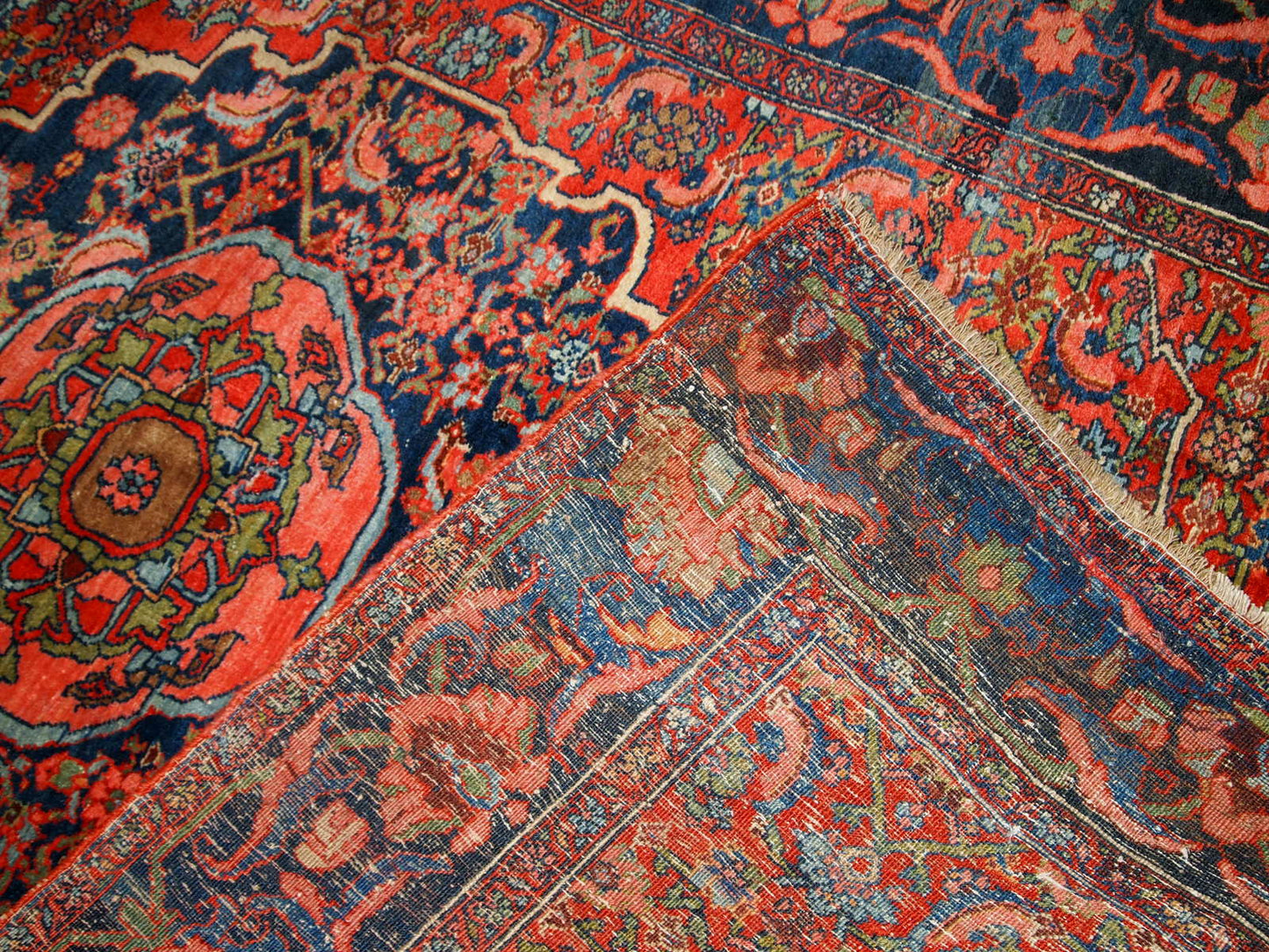 Handmade antique Persian Bidjar rug, 1920s