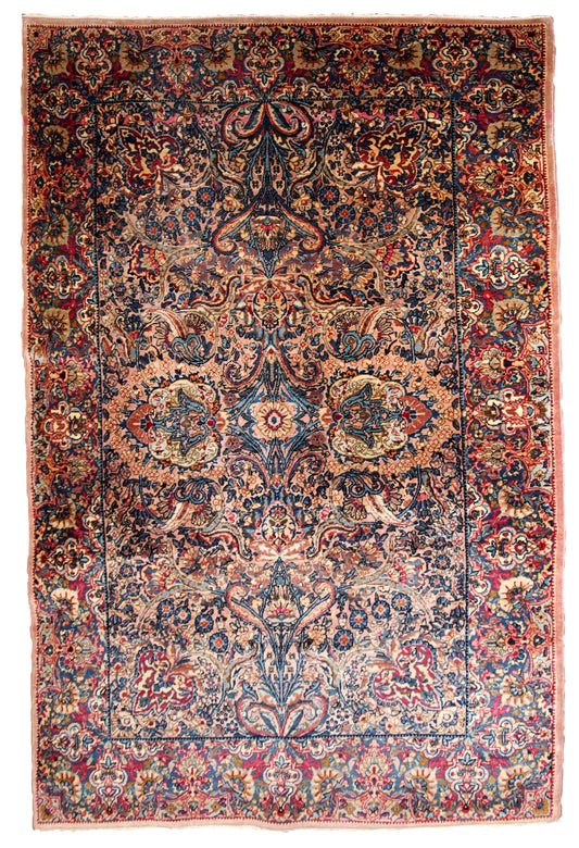 Handmade antique Persian Kerman rug, 1920s