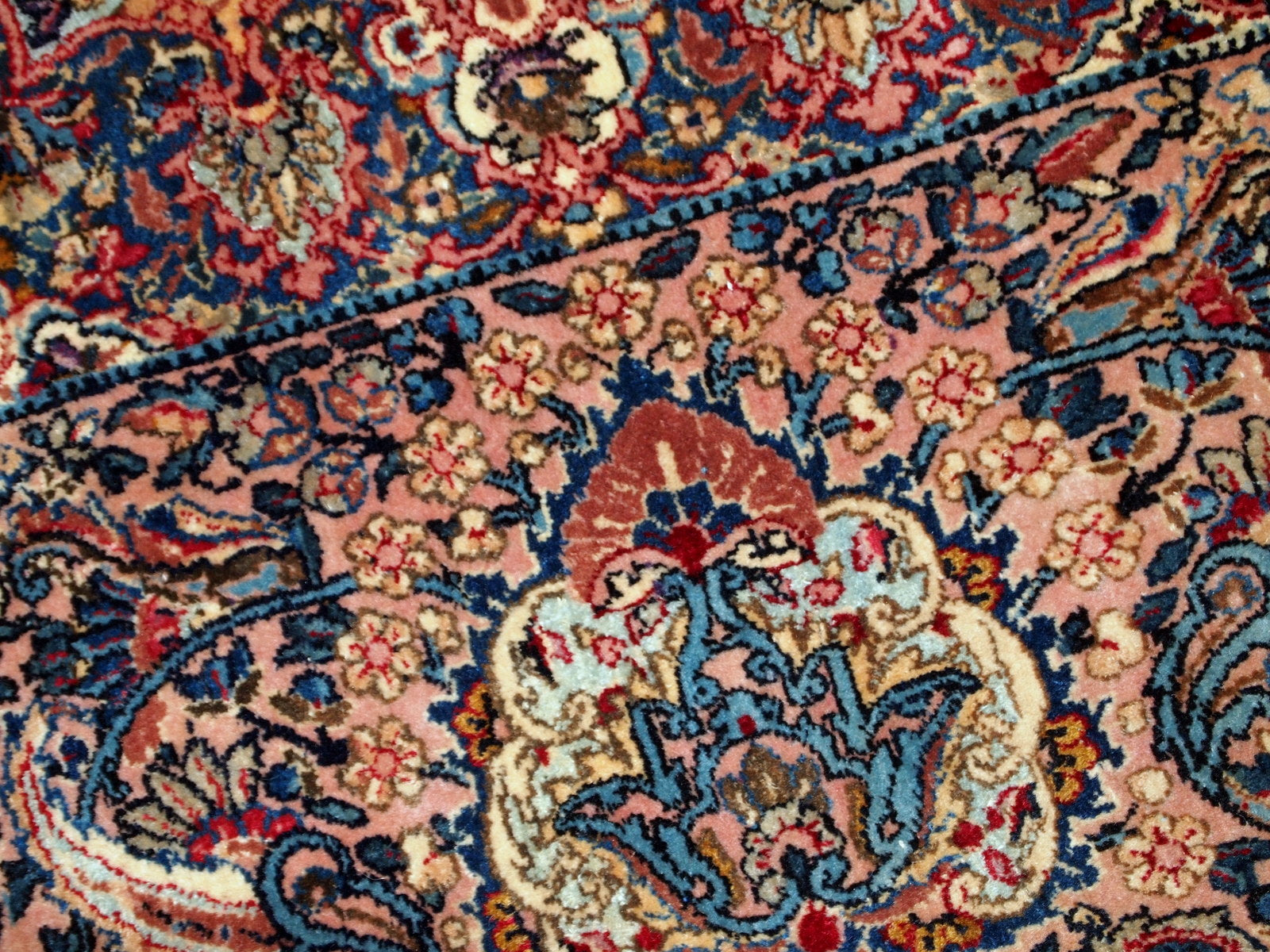 Handmade antique Persian Kerman rug, 1920s