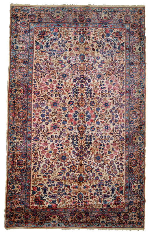 Handmade antique Persian Kerman rug, 1920s