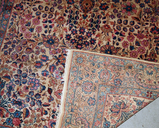 Handmade antique Persian Kerman rug, 1920s