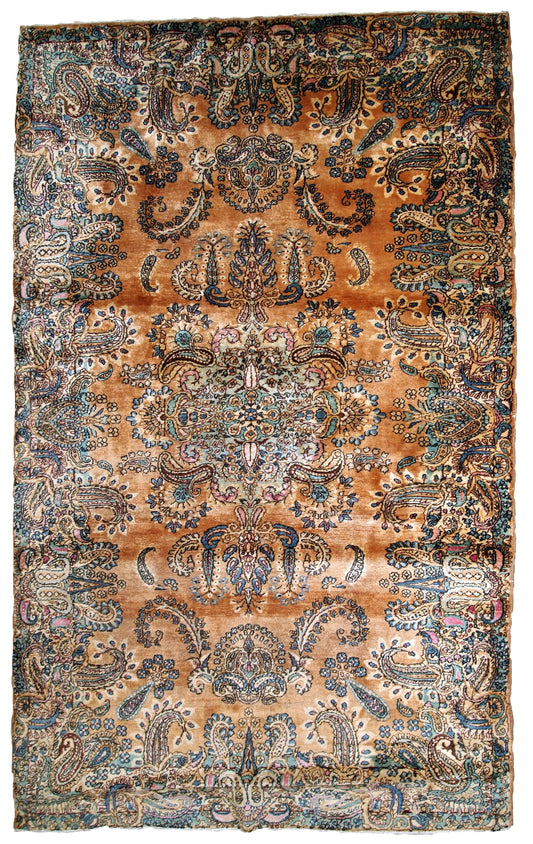 Handmade antique Persian Kerman rug, 1920s