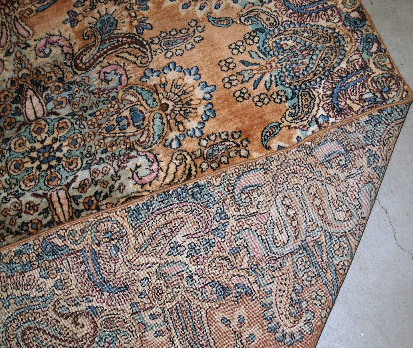 Handmade antique Persian Kerman rug, 1920s