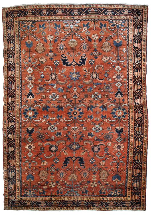 Handmade antique Persian Hamadan rug, 1920s