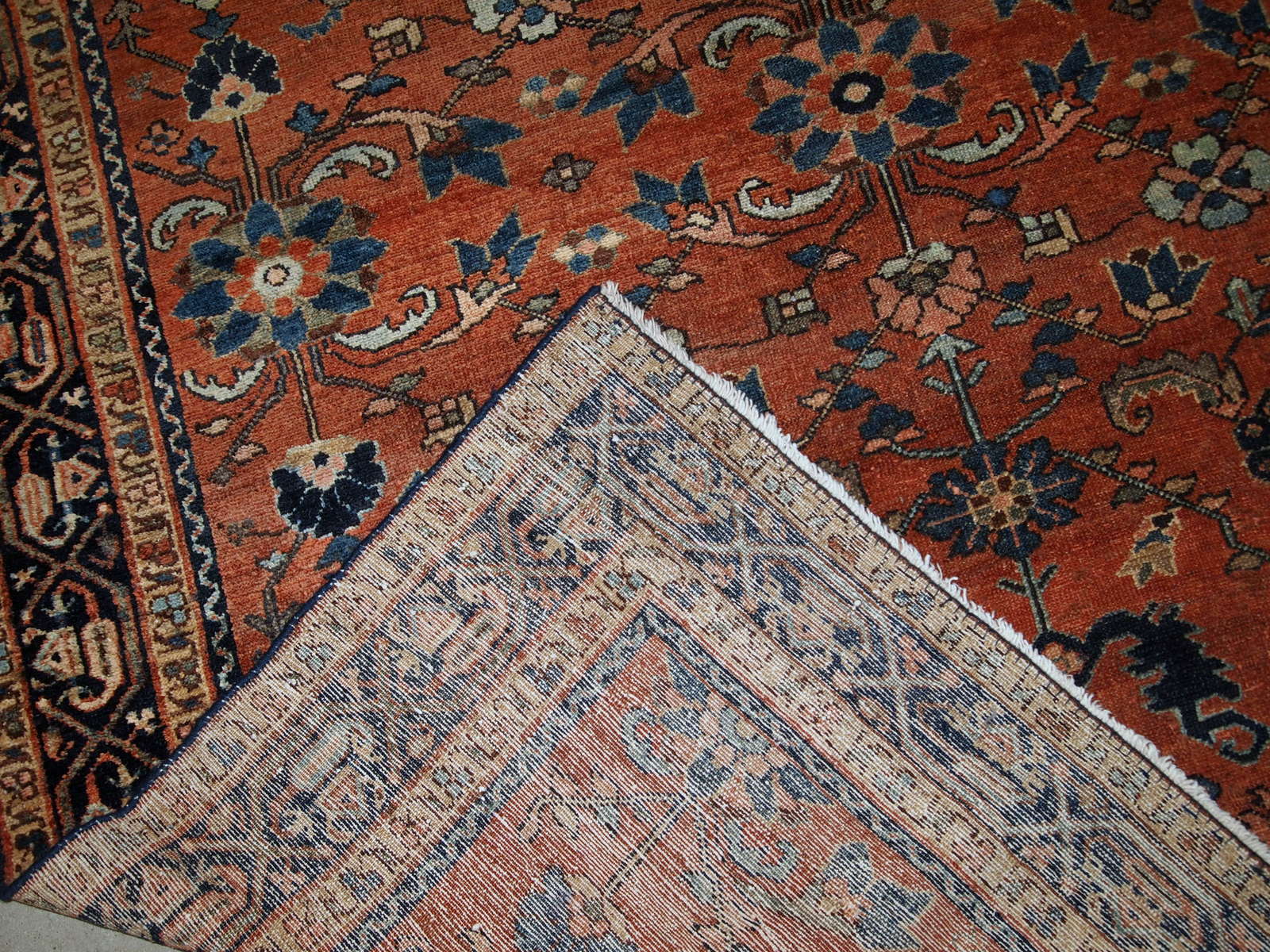 Handmade antique Persian Hamadan rug, 1920s