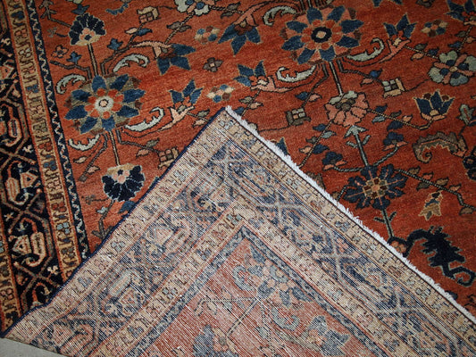 Handmade antique Persian Hamadan rug, 1920s