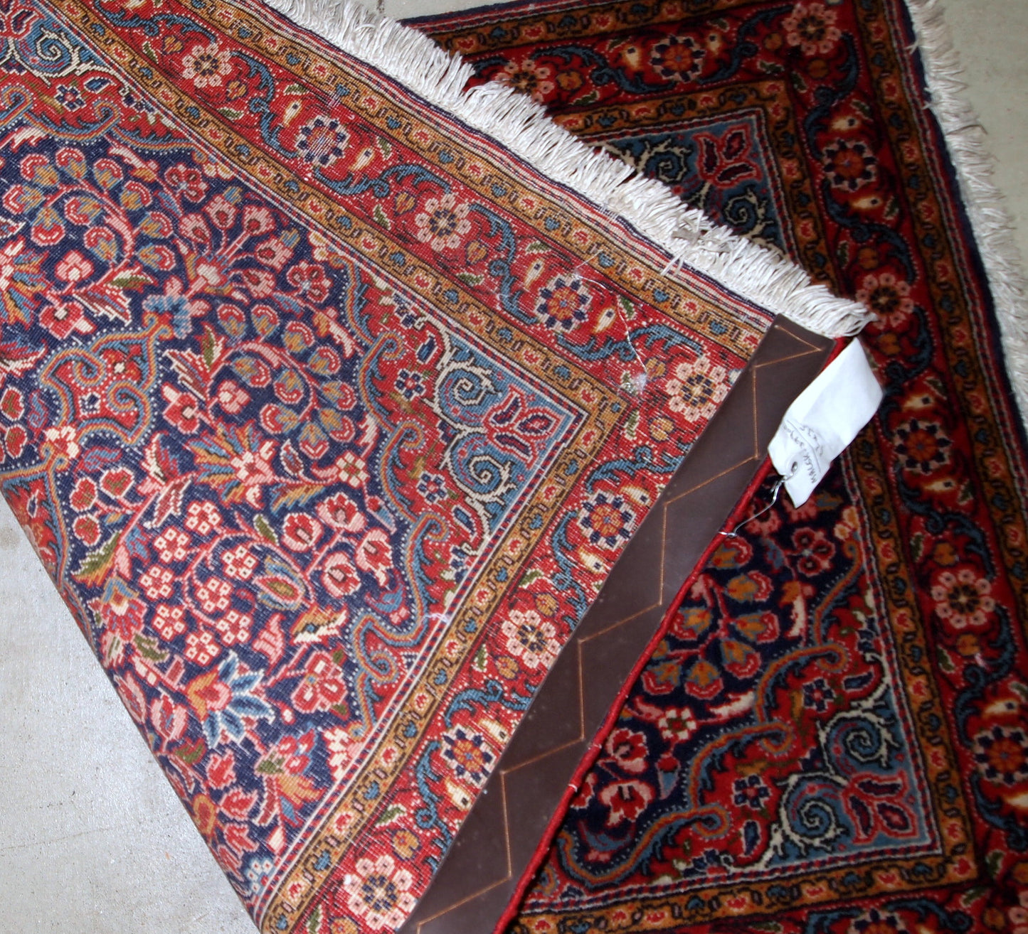 Handmade antique Persian Kazvin rug, 1920s