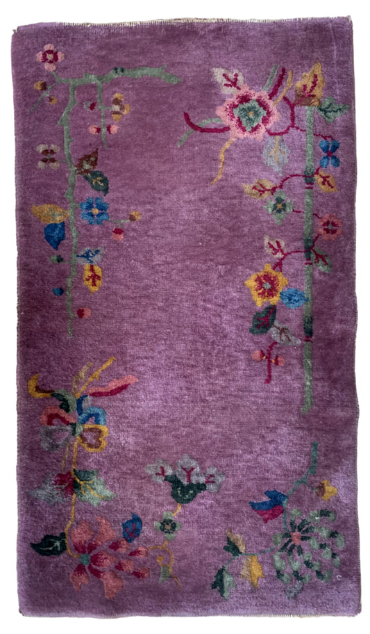 Antique Art Deco Chinese Rug from the 1920s