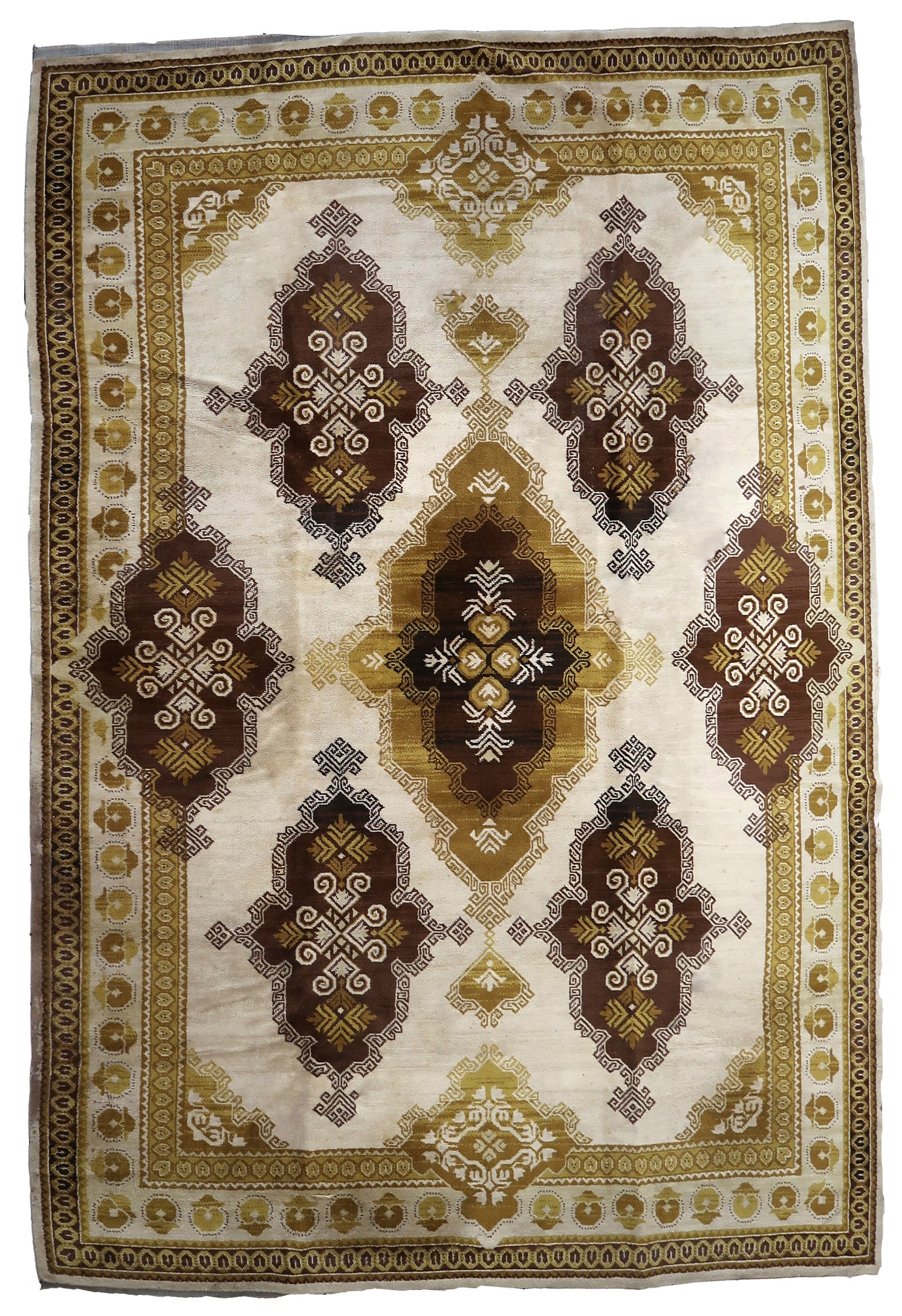 Vintage French Savonnerie rug 1950s