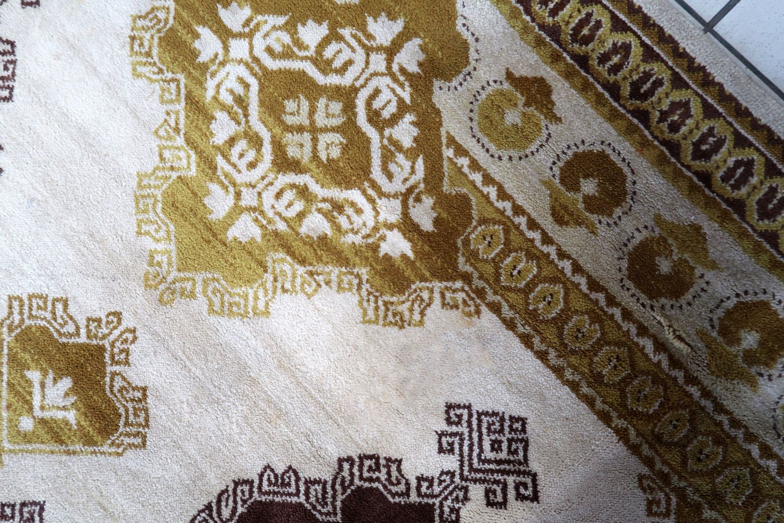 Vintage French Savonnerie rug 1950s