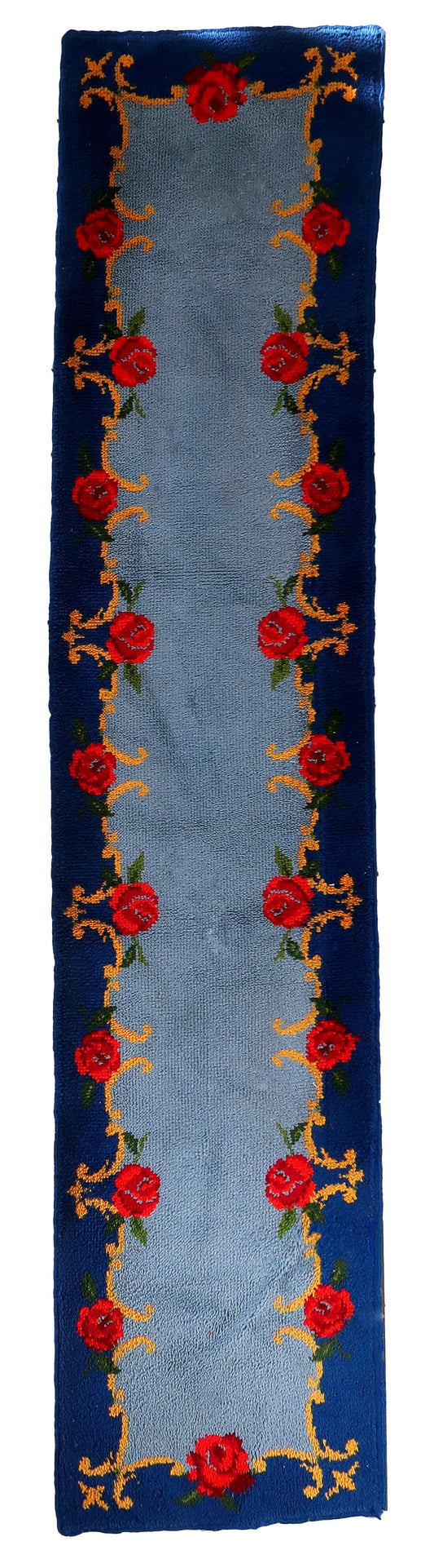 Vintage French Savonnerie runner 1960s