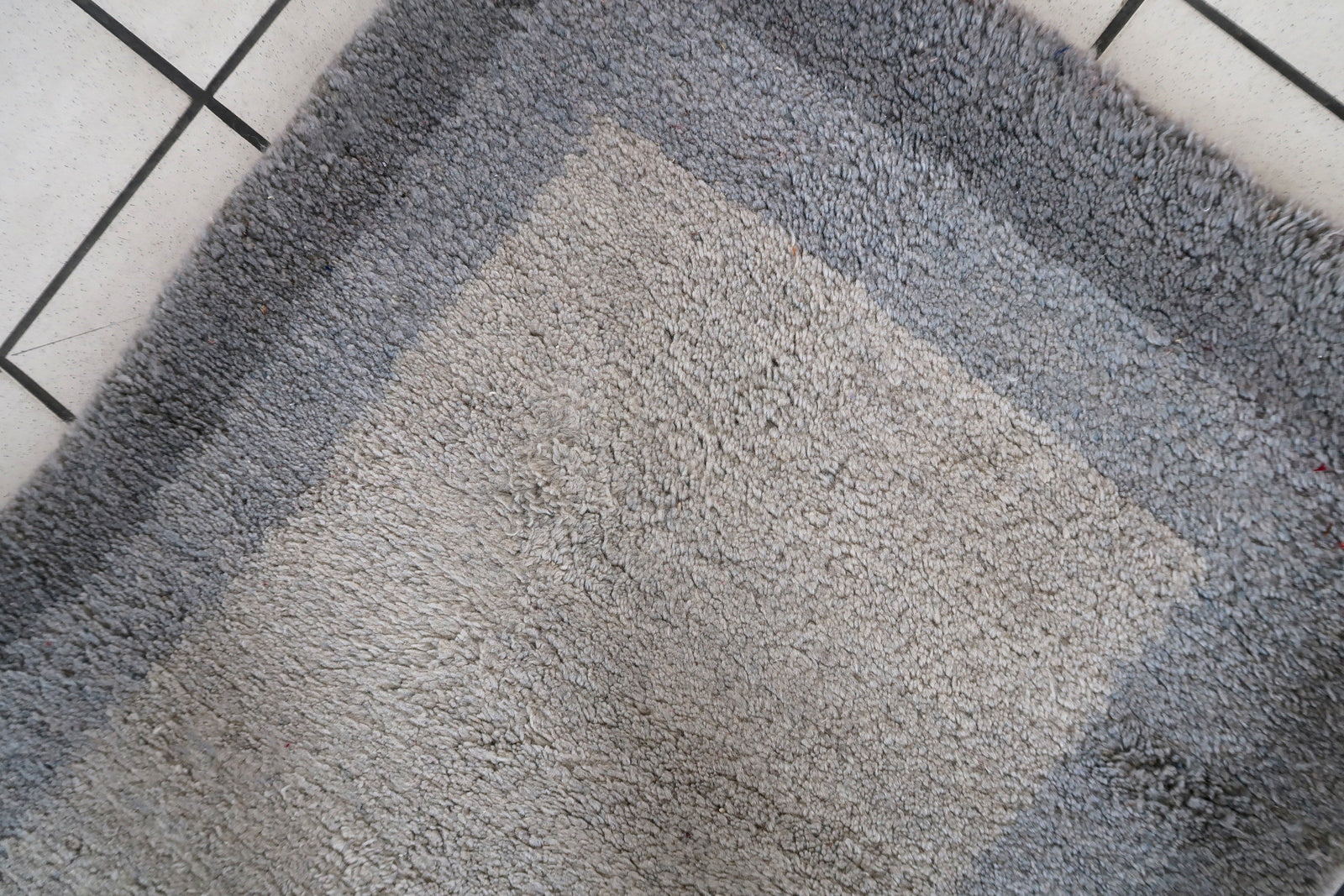 Handmade vintage Persian Gabbeh runner 1960s