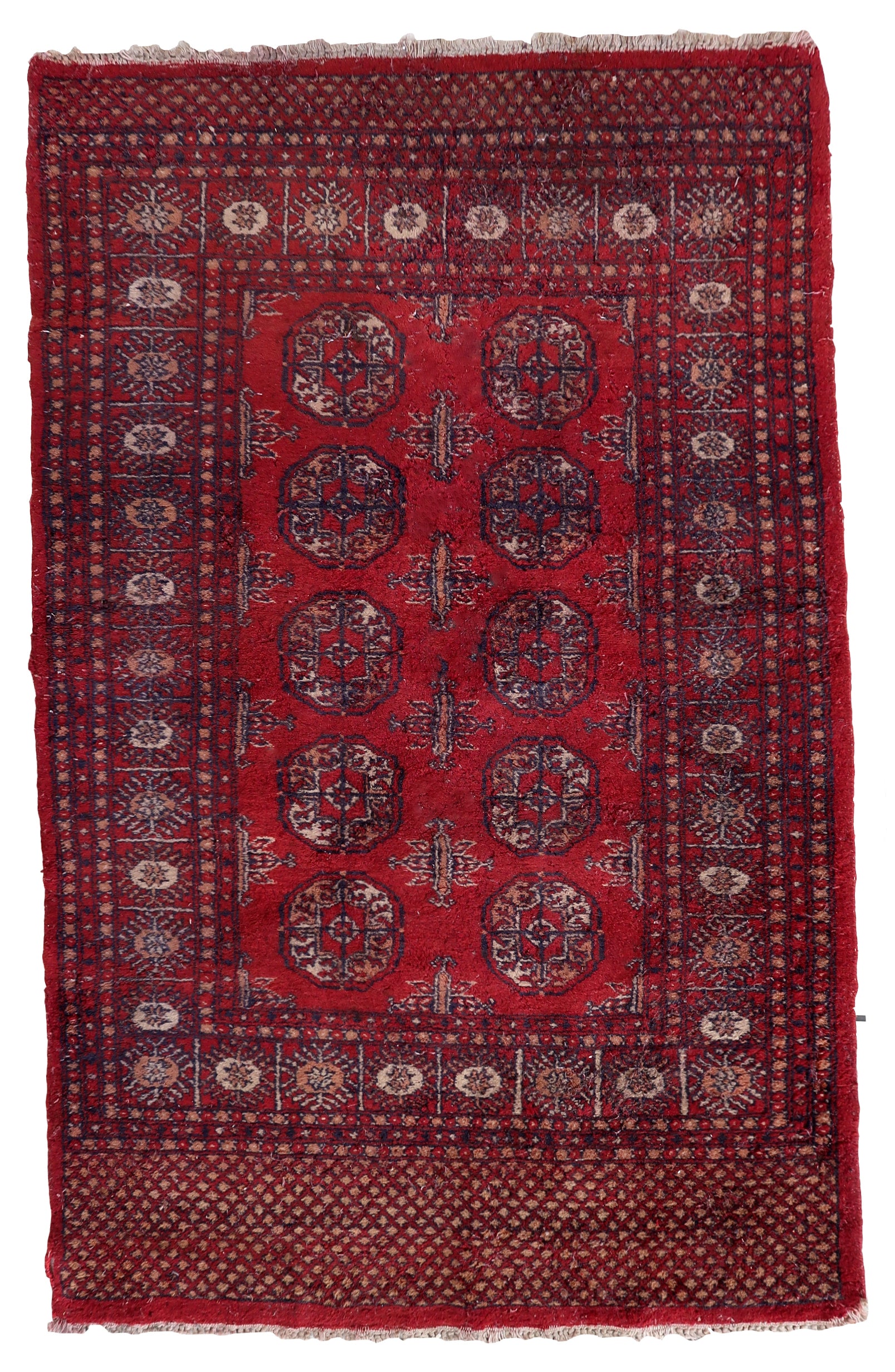 Handmade vintage Indian Seraband rug 1950s