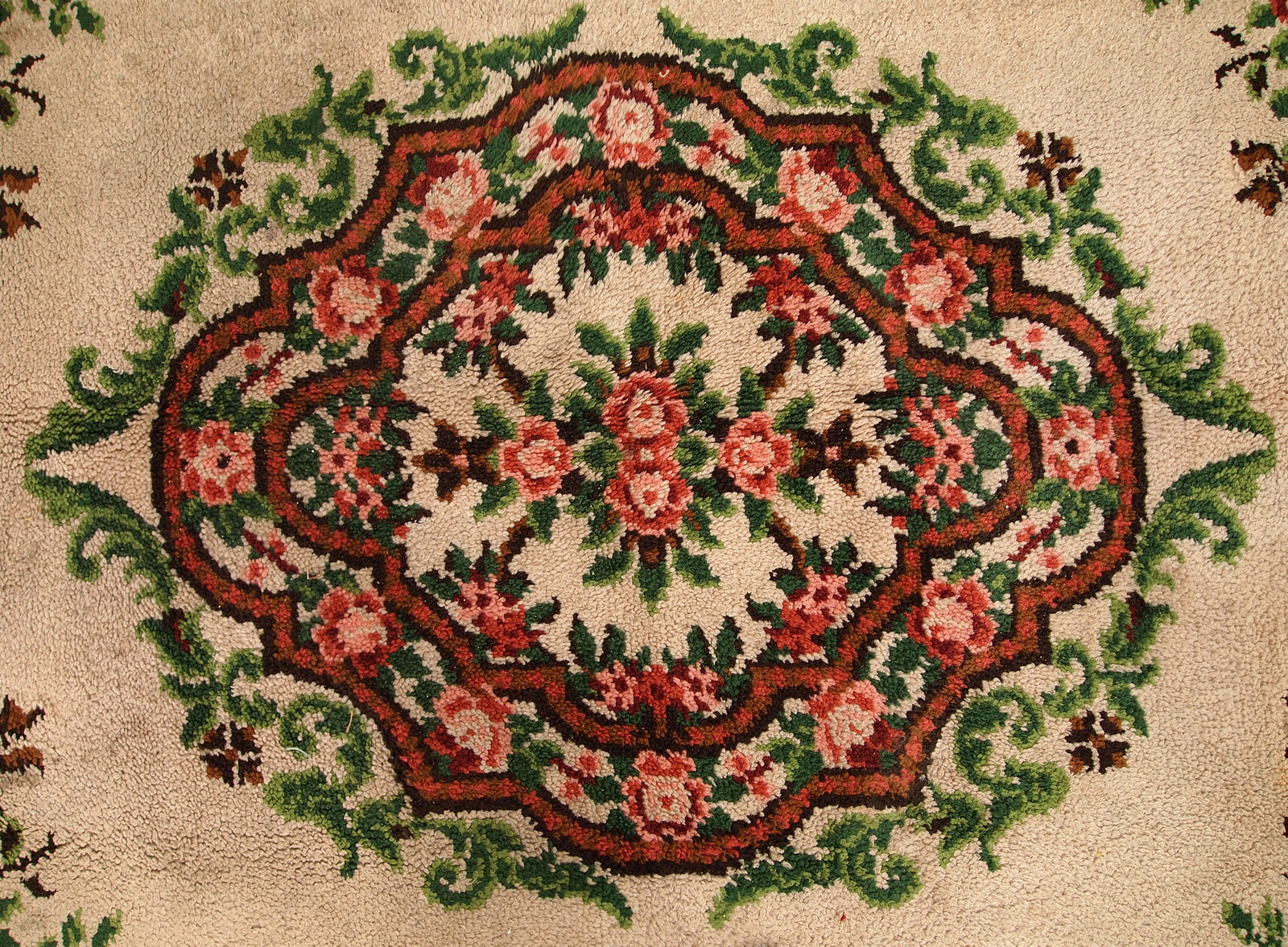 Artistic Garden Design in Red and Green