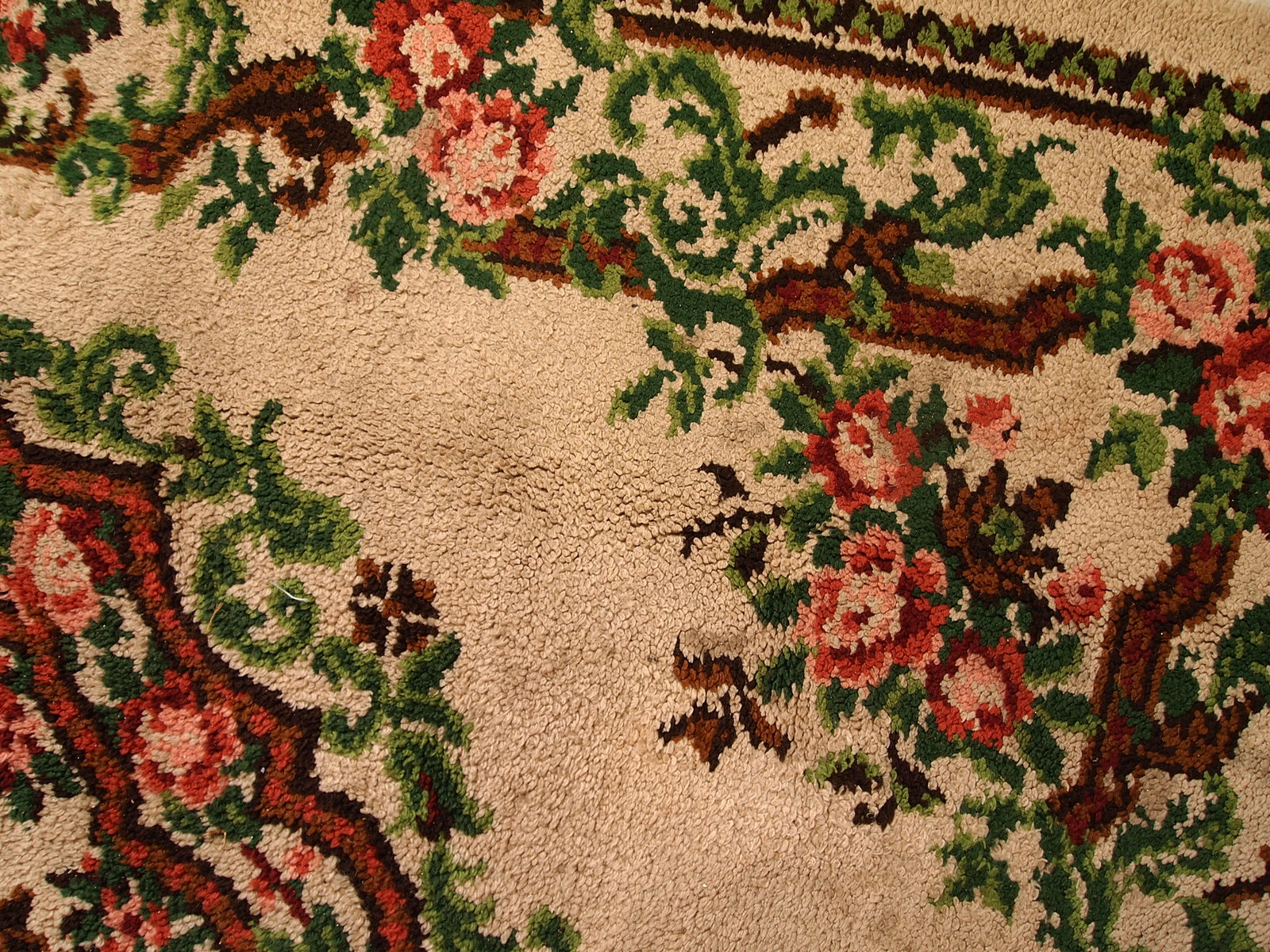  European Vintage Textile - Savonnerie Style
