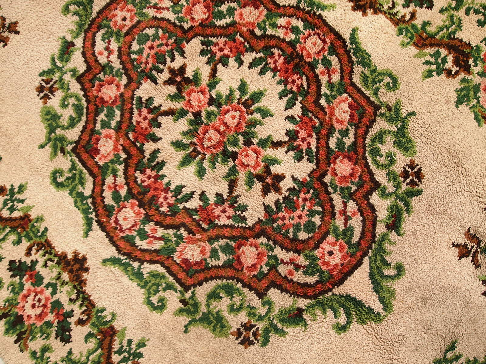 Large Vintage Savonnerie Medallion