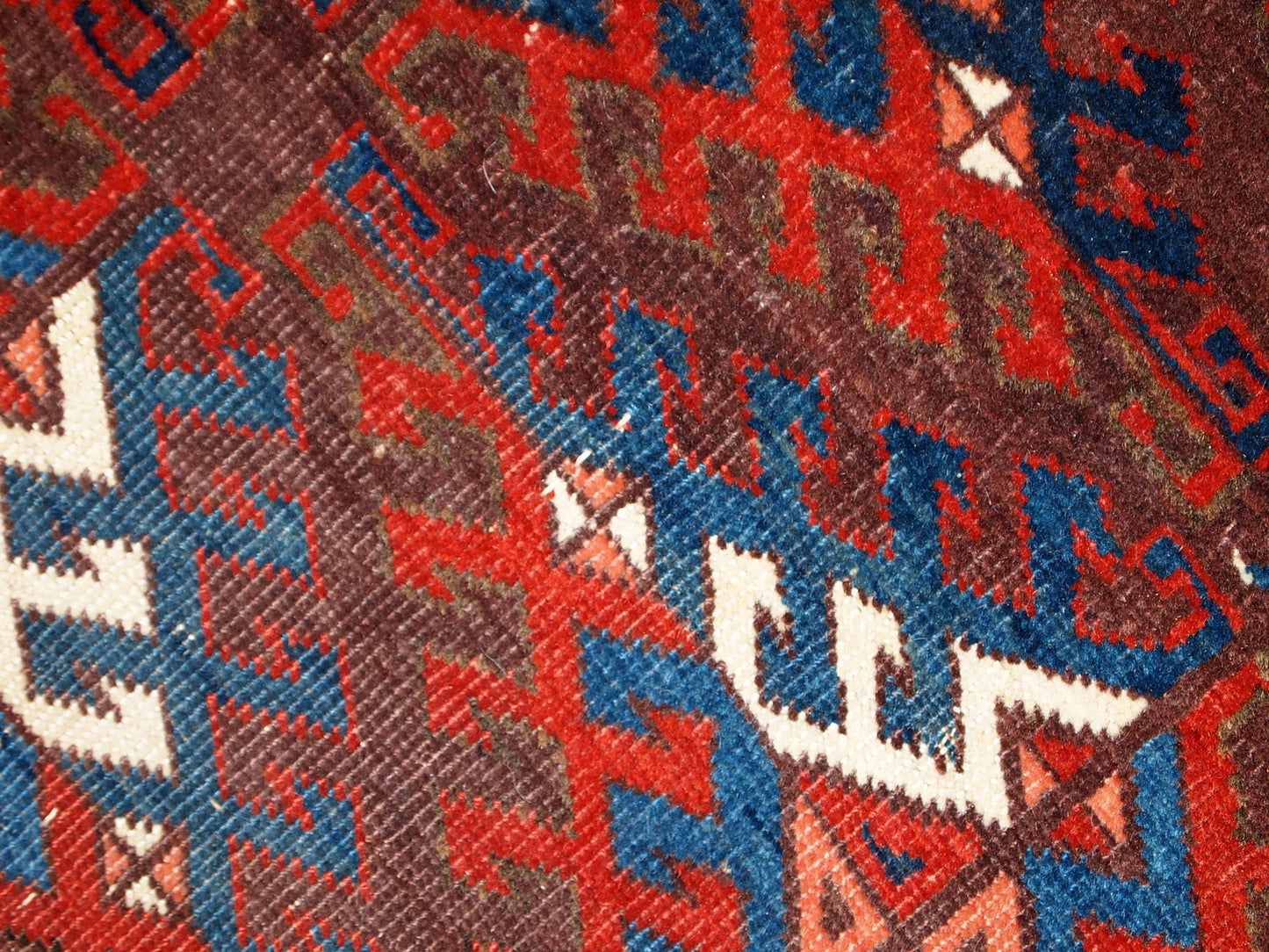 Handmade antique Turkmen Yomud rug 6.4' x 10.9' (195cm x 333cm) 1880s - 1C310