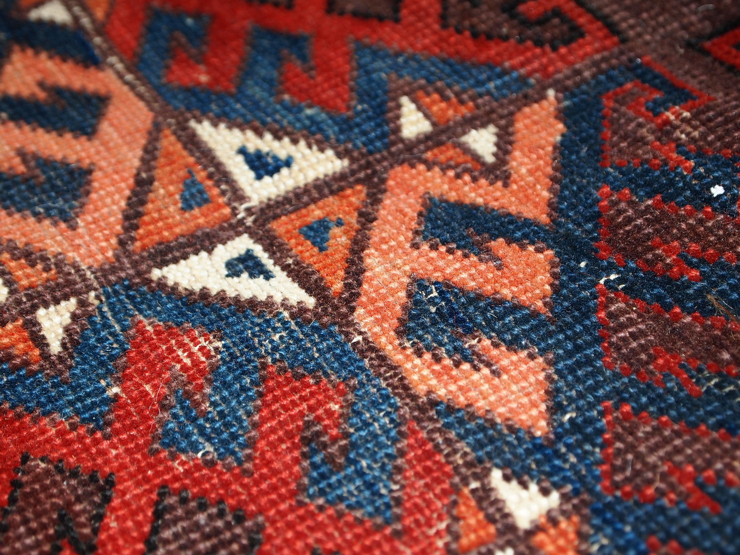Handmade antique Turkmen Yomud rug 6.4' x 10.9' (195cm x 333cm) 1880s - 1C310